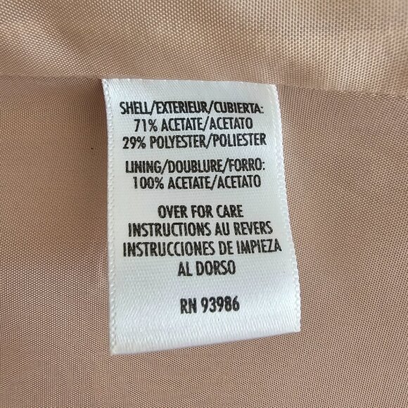 Petite Sophisticate Vintage Pencil Suit Skirt | Pre-Loved | 4P | Powder Pink - Picture 15 of 16